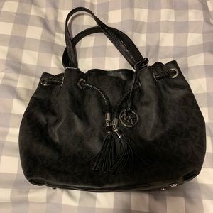 Michael Kors black purse handbag tote
